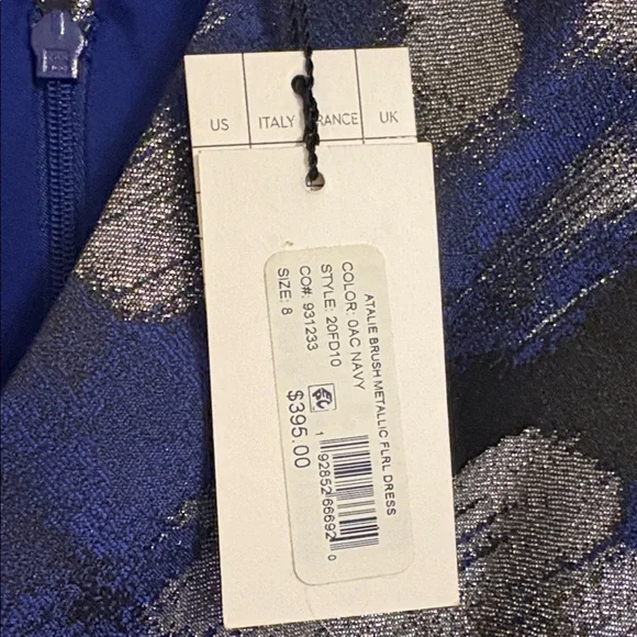 Milly Atalie Brush Metallic Floral Dress - Picture 4 of 5